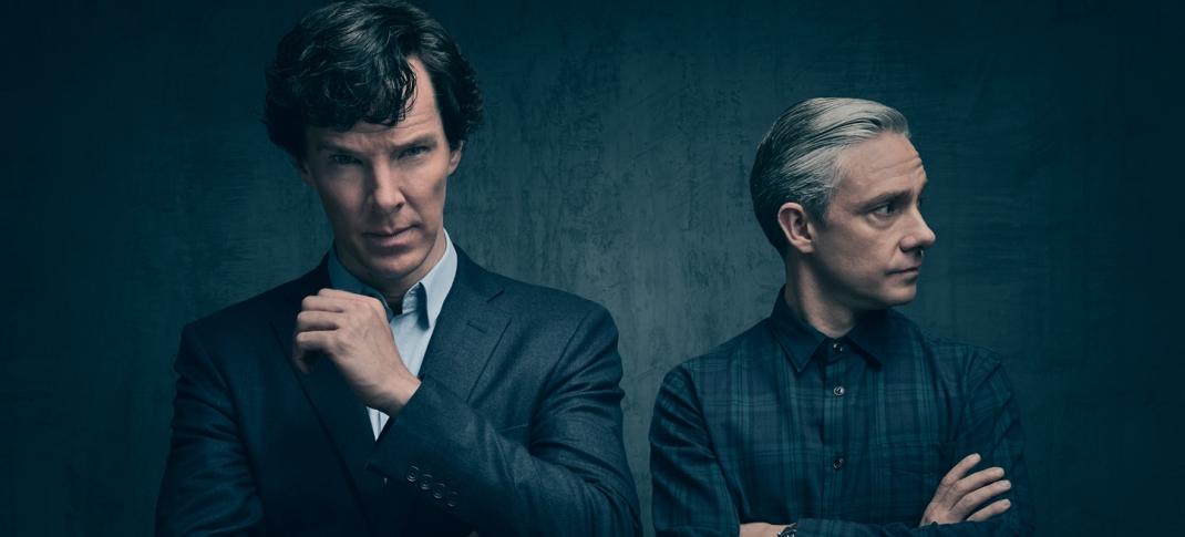 Sherlock and John look extra broody in Season 4. (Photo: Courtesy of Todd Antony/Hartswood Films 2016 for MASTERPIECE) 