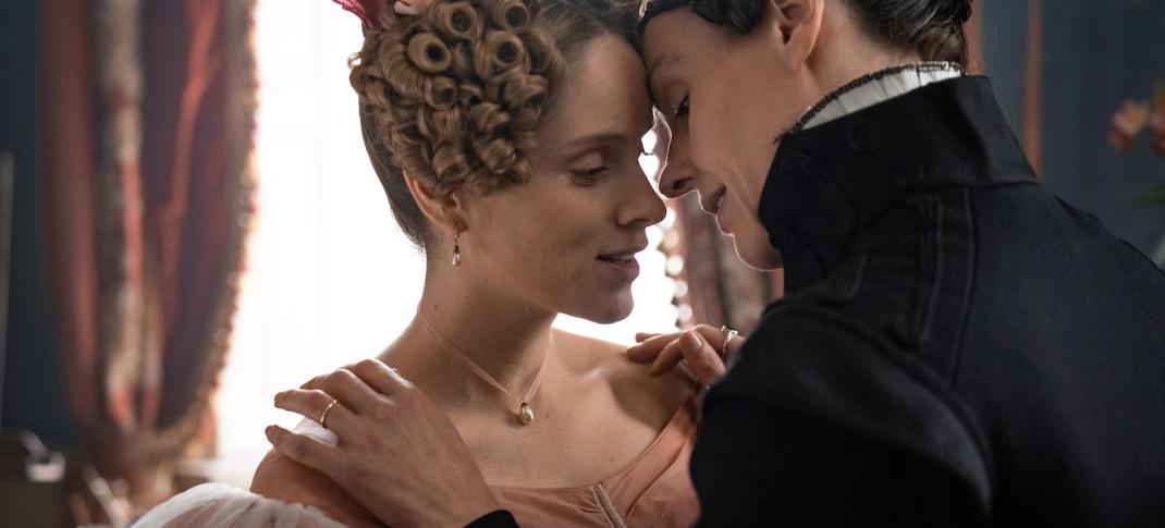 Anne Lister {Suranne Jones) and Ann Walker (Sophie Rundle). Photo: BBC/Lookout Point/HBO