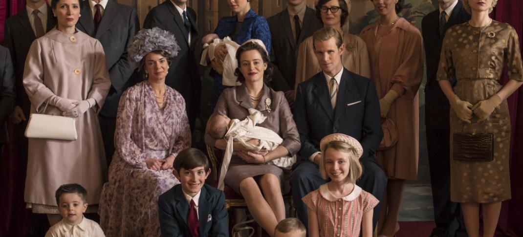 The Royal Family in "The Crown" Season 2. (Photo Credit: Netflix)
