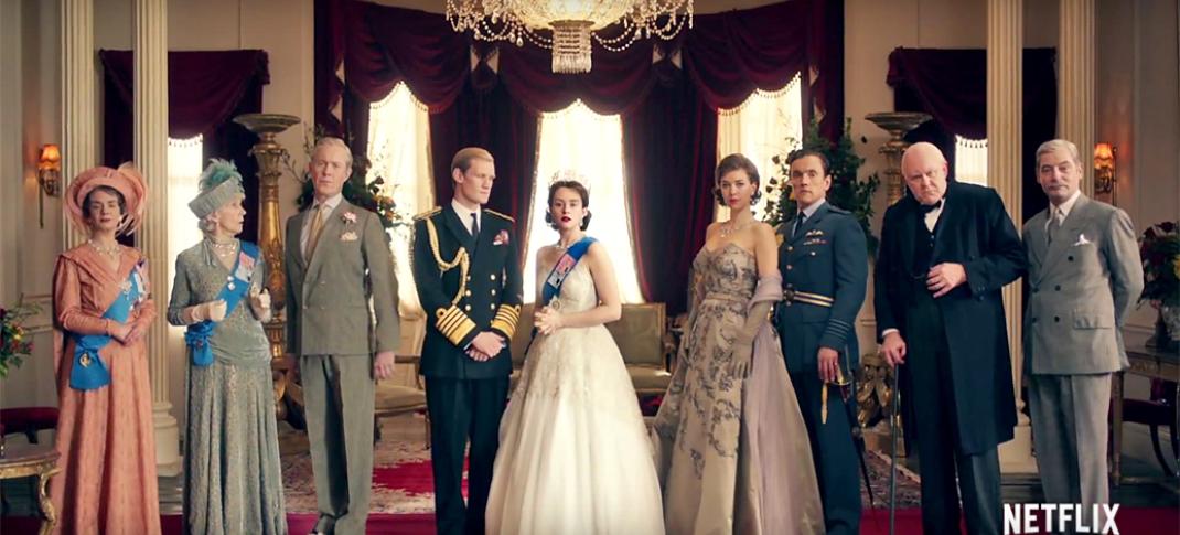 The glorious-looking cast of 'The Crown'. (Photo: Netflix)