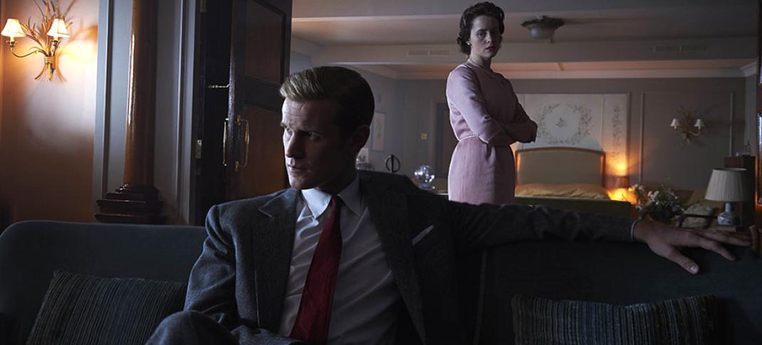 Matt Smith and Claire Foy in an image from "The Crown" Season 2 (Photo: Netflix)