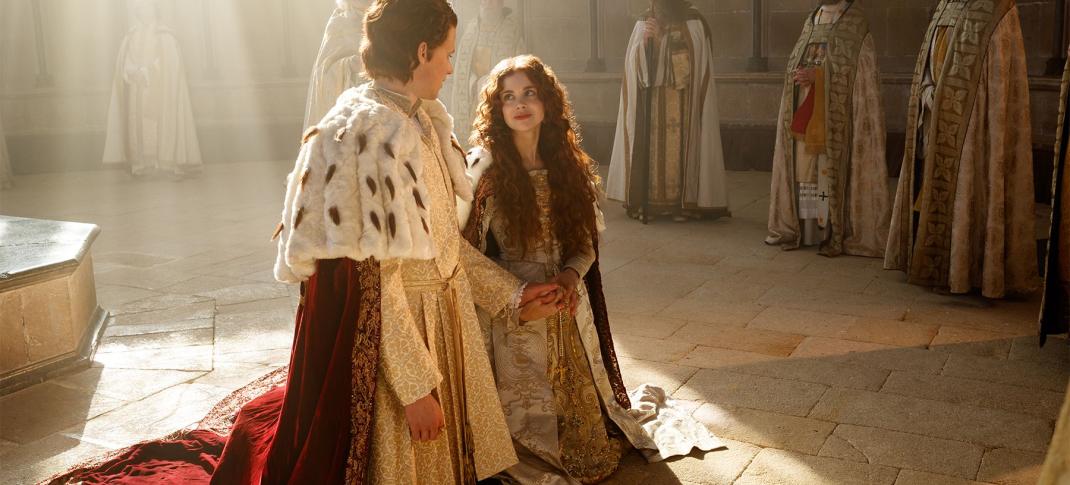 Henry and Catherine in "The Spanish Princess" (Photo: Starz)