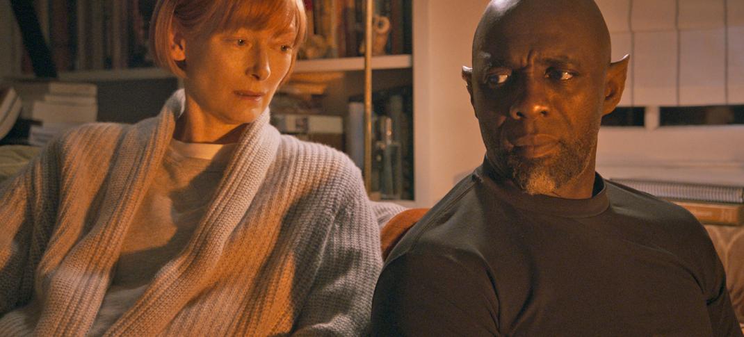 Tilda Swinton and Idris Elba in Three Thousand Years of Longing