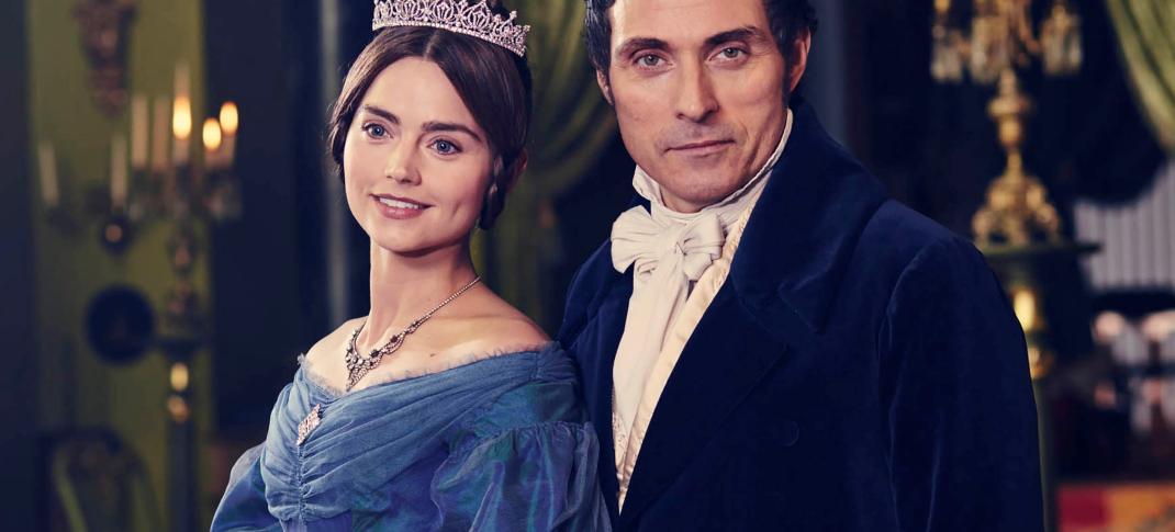 Jenna Coleman and Rufus Sewell in "Victoria" (Photo:  Courtesy of ITV Plc/MASTERPIECE) 