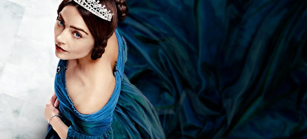 Long live Victoria and this iconic blue dress. (Photo: Courtesy of ITV Plc/MASTERPIECE)