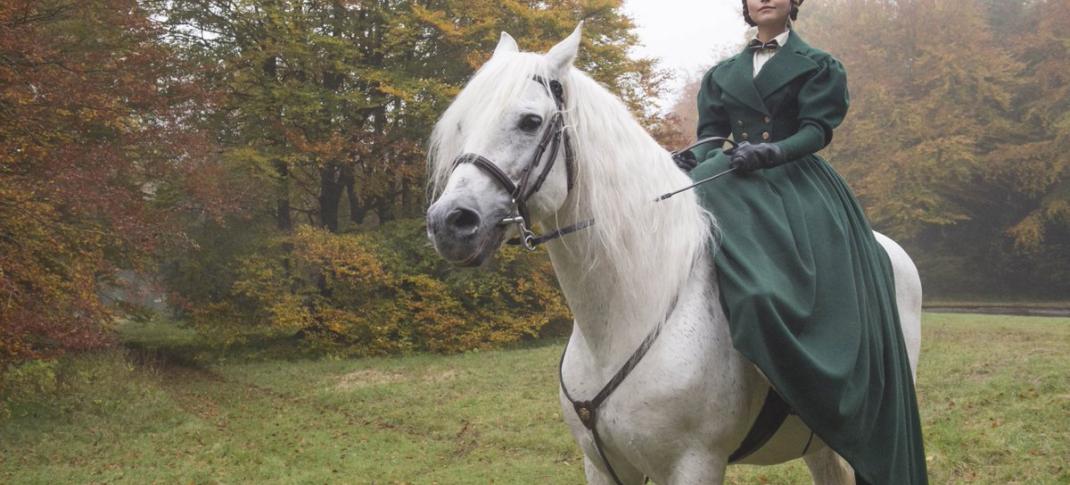 This show is so pretty! (A.k.a. I love Victoria's dress in this shot.) (Photo: ITV) 