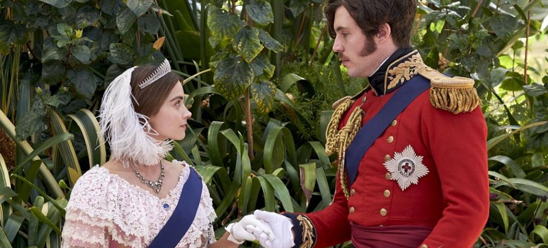 Victoria and Albert at the Great Exhibition (Photo: Courtesy of Justin Slee/ITV Plc for MASTERPIECE)