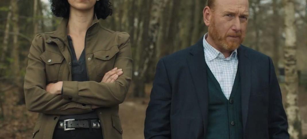 DI Max Arnold (Adrian Scarborough) and DS Priya Shamsie (Sonita Henry) © Acorn TV