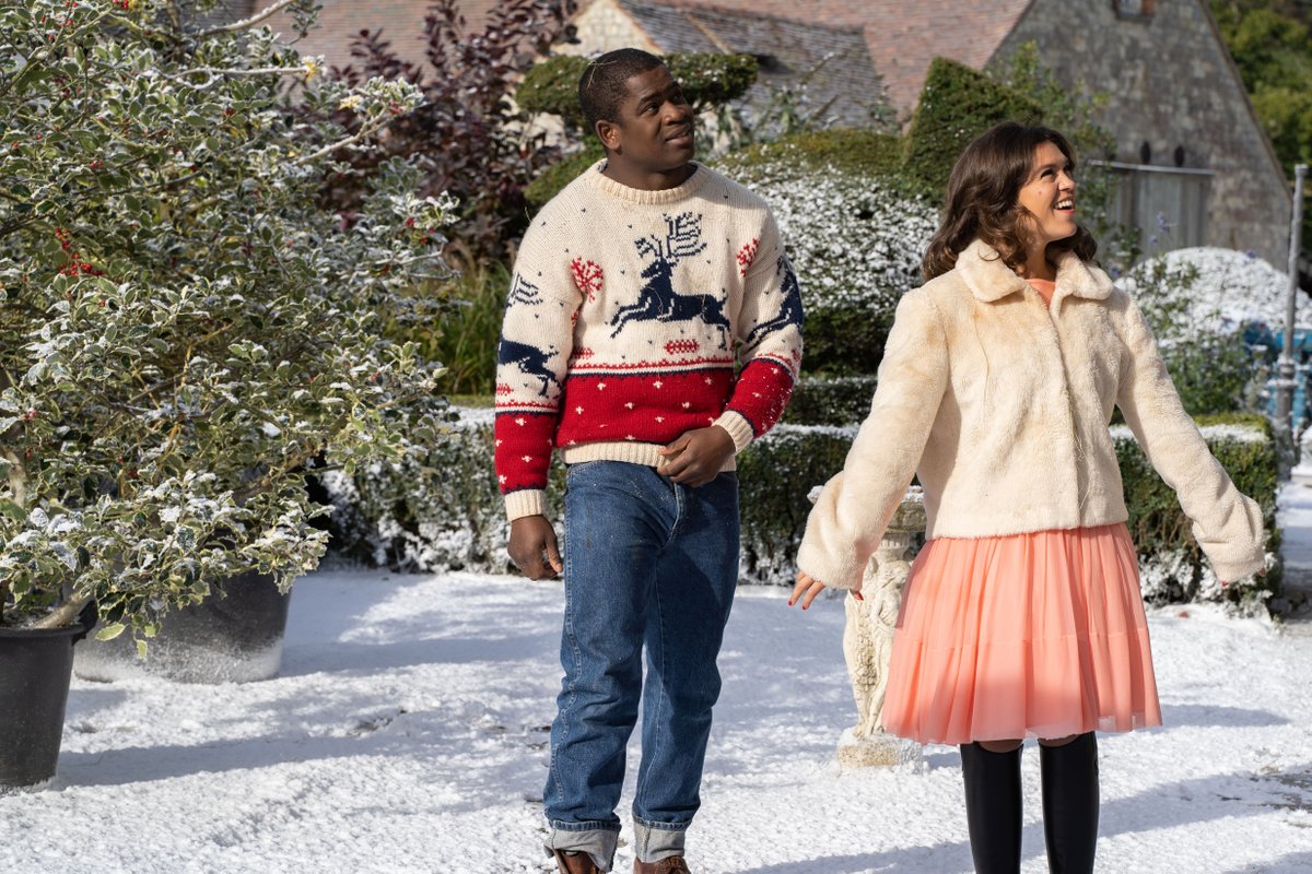 Sabrina Bartlett and Tok Stephens in "The Larkins" (Photo: Acorn TV)