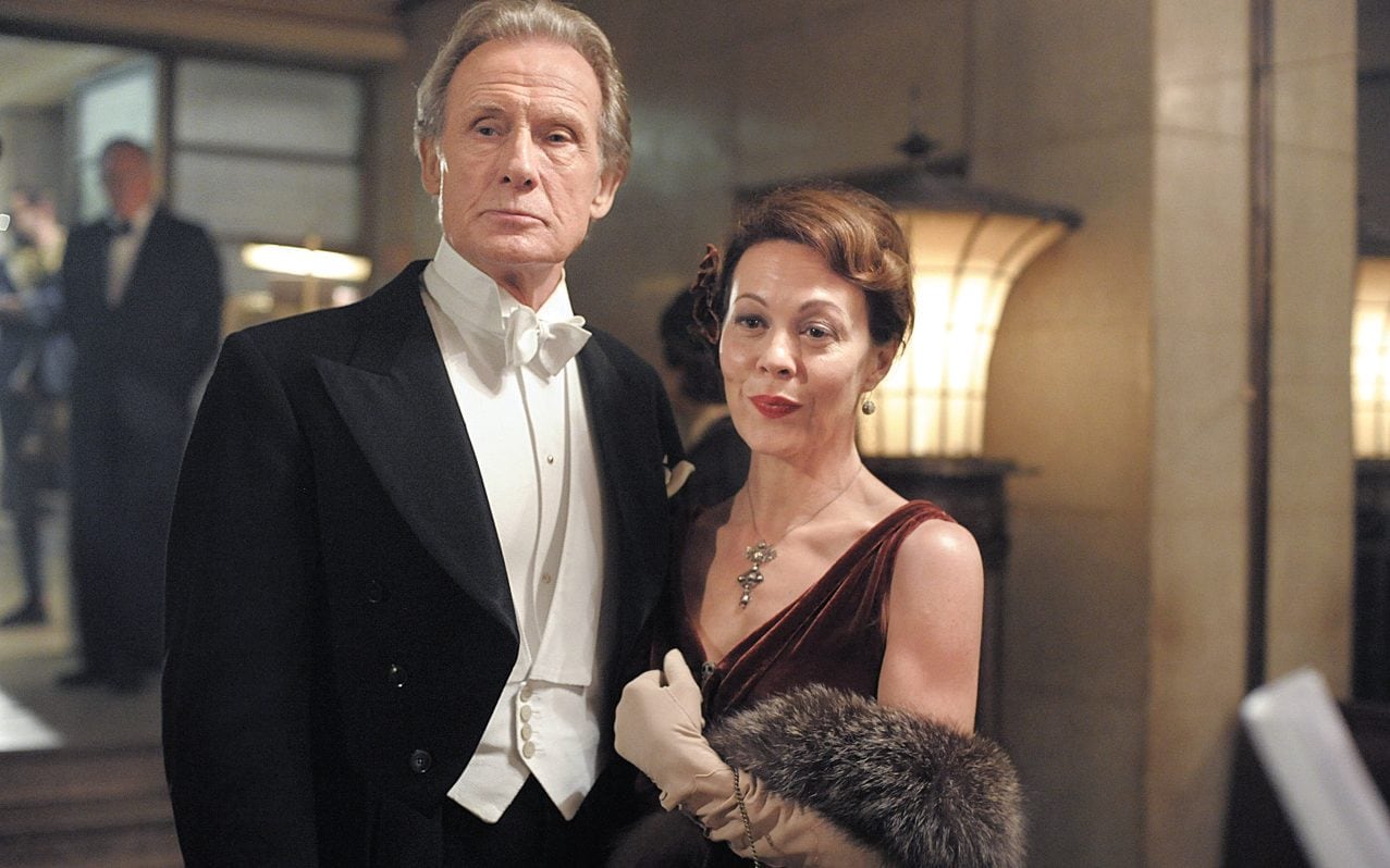 Ambrose Hilliard (Bill Nighy) and Sophie Smith (Helen McCrory). Credit: Lionsgate/STX Entertainment