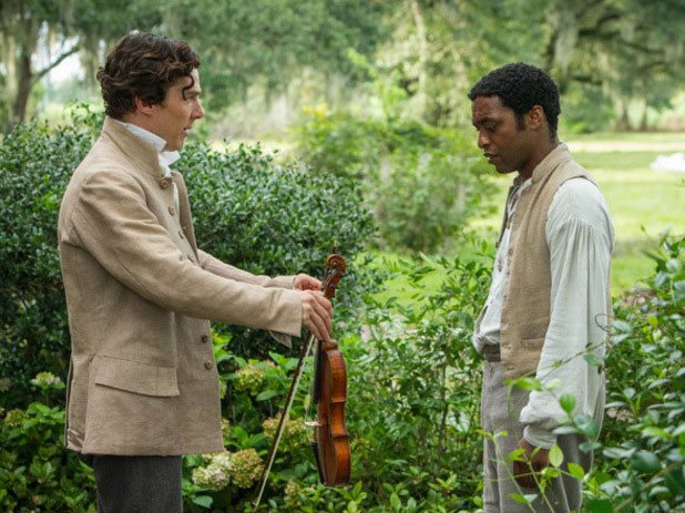 Chiwetel Ejiofor and Benedict Cumberbatch in "12 Years a Slave" (Photo: Fox Searchlight)