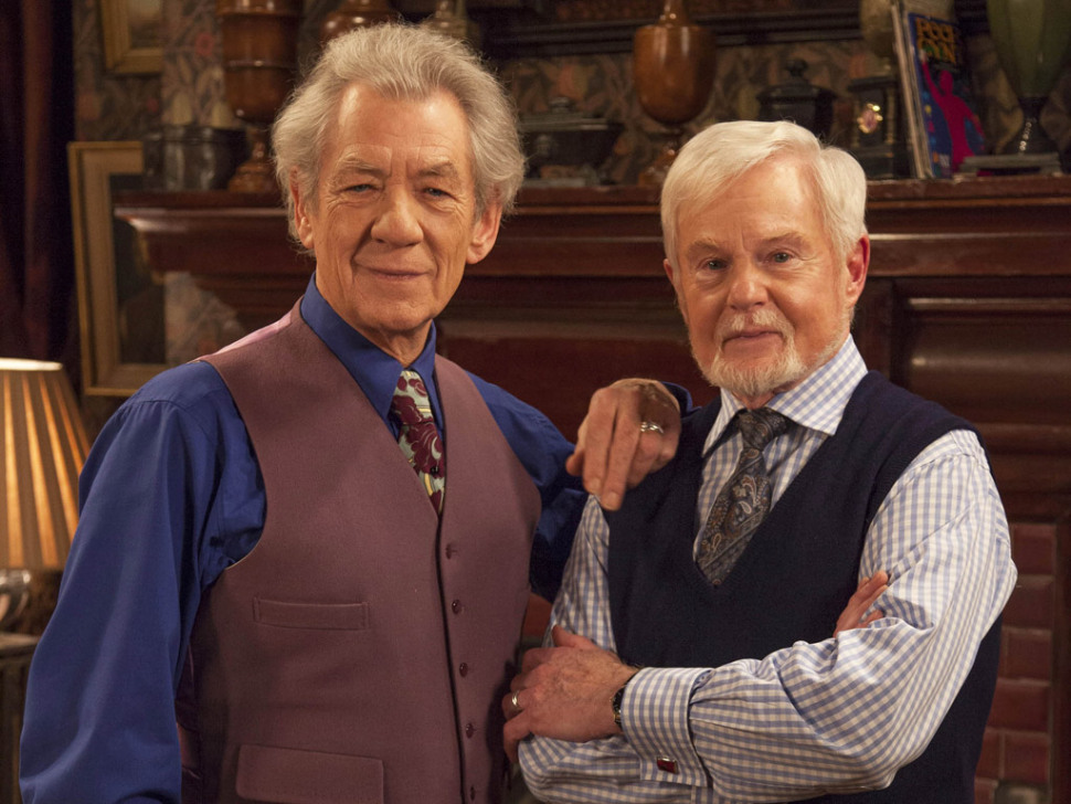 Ian McKellen and Derek Jacobi in Season 1. (Photo: Courtesy of ITV / Brown Eyed Boy Limited 2013)