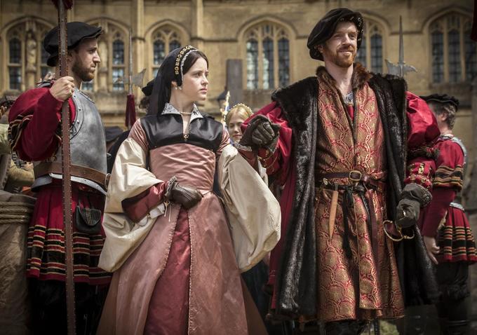 Damian Lewis and Claire Foy as Henry VIII and Anne Boleyn in "Wolf Hall" (Photo: BBC)